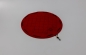 Preview: Fox and geese board game on a round red leather playing field